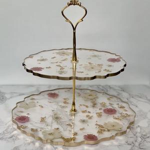 Support à gâteau classique en résine pour un service élégant et une présentation de desserts – Fourniture essentielle pour la décoration de gâteaux - Product Image 1