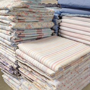 Parures de draps rayées en <span class=keywords><strong>lin</strong></span>, housses de <span class=keywords><strong>couette</strong></span> et couvertures de lit en gros, ensemble de literie de luxe 100% coton, taille King, en coton et polyester - Product Image 4