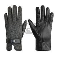 Gants en cuir unisexes personnalisés à doigts entiers - Durables, respirants, écologiques pour les voyages en plein air, les sports, utilisation quatre saisons