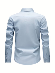 Unisex Lightweight Long-Sleeve Polo Work Shirt 100% Cotton Multiple Pockets for Outdoor Hiking & Fishing Guard Use by Bangladesh - Product Image 2