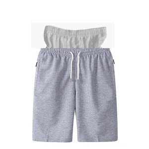 Pantalones cortos de chándal holgados unisex al por mayor con doble cintura, estilo urbano de gran tamaño y la mejor calidad - Product Image 1