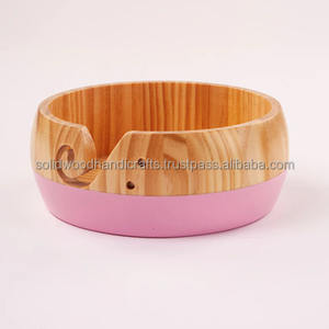 Handmade Wooden Yarn Bowl Yarn Holder Rosewood Knitting Crochet Thread <b>Storage</b> <b>Box</b> Yarn Ball Bowl Gift for Mother Birthday - Product Image 1