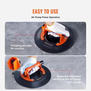 Ventouse en verre de 10 pouces avec poignée en acier, capacité de charge industrielle robuste de 990 lb, boîte de transport - Product Image 3