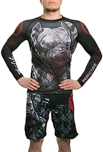 Camiseta de Compresión Raglán Personalizada con Diseño Gráfico, de Gran Peso, para Hombre, de Secado Rápido, Alta Elasticidad, Ropa de Gimnasio, Culturismo, Fitness - Product Image 2
