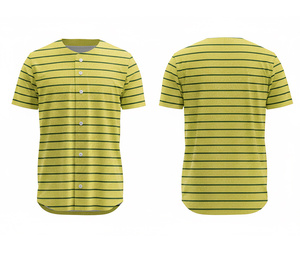 เสื้อเบสบอลแบบซับลิเมชั่นขายส่ง – ชุดทีมแบบกำหนดเองพร้อมโลโก้และหมายเลขตามสั่ง |   ฐานผ้าโพลีเอสเตอร์ที่ระบายอากาศได้ดี - Product Image 5
