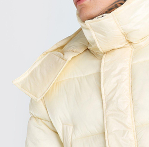 Chaqueta Acolchada de Invierno para Hombre, con Capucha, Larga, Impermeable, Transpirable, de Grosor Estándar, Informal, Rellena de Poliéster - Product Image 6