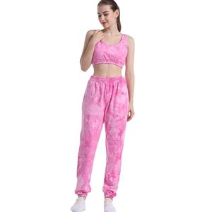 Conjunto de Sudadera con Capucha y Cremallera de Felpa Francesa de Algodón de Alta Calidad para Mujer, Pantalones Largos con Estampado Floral, Chándal Urbano para Invierno - Product Image 1