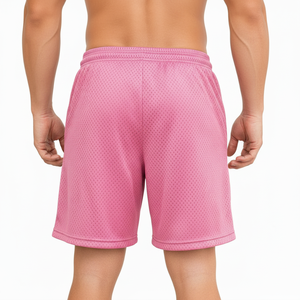 Shorts de course respirants en mesh pour hommes, séchage rapide, taille mi-haute, vêtements de sport athlétiques - Product Image 4