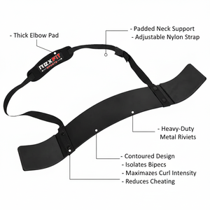 Rexfit Sports Arm Blaster Réglable pour Isolation des Biceps – Accessoire de Musculation et de Bodybuilding pour la Salle de Sport - Product Image 5