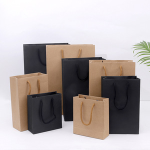 Sacs en papier kraft laminé imperméables et écologiques recyclés pour l'emballage de vêtements et le commerce électronique transfrontalier - Product Image 1