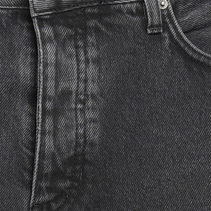Black Color Men's Denim Shorts For Adults Knitted Breathable Fabric Knee Length Mid Waist Youth Summer Denim Shorts - Product Image 6