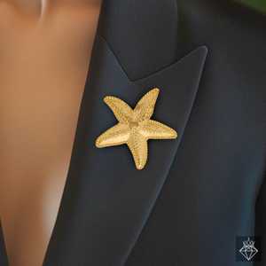 PRAO Anti-deslustre estrella de mar broche accesorio de joyería de moda - Product Image 2