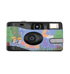 กล้องถ่ายรูปแบบใช้แล้วทิ้ง Lomography รุ่น Custom Back School ขนาด 35 มม. ใช้ฟิล์มแบบแมนนวล โฟกัสคงที่ พร้อมไฟฉาย ใช้แบตเตอรี่ AA ของขวัญส่งเสริมการขาย - Product Image 1