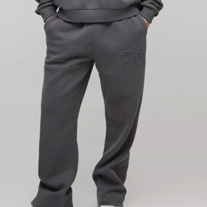 Survêtements pour hommes de haute qualité avec logo personnalisé, sweat-shirt à capuche et pantalon en molleton, jogging uni, ensemble deux pièces pour hommes - Product Image 5
