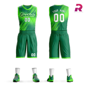 Maillots de basketball respirants, anti-transpiration, antibactériens, à séchage rapide, en maille, grande taille, couleur unie, design unique, sublimés - Product Image 1