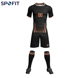Customized Soccer Uniform Set with Quick-Dry Breathable Polyester Custom <b>Design</b> & Logo Football Jersey Shorts Socks OEM <b>Service</b> - Product Image 1