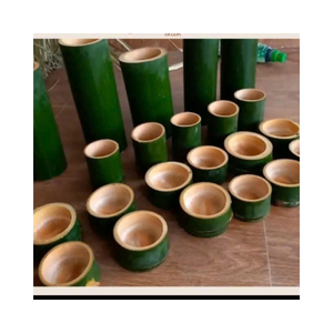 Tasse à thé en bambou faite à la main, tasse à boire naturelle réutilisable, vaisselle écologique pour la maison, le restaurant, l'hôtel et le café - Product Image 3
