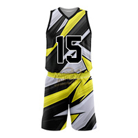 Ensemble d'uniformes de basket-ball personnalisés pour équipe avec sac à dos assorti et accessoires de performance