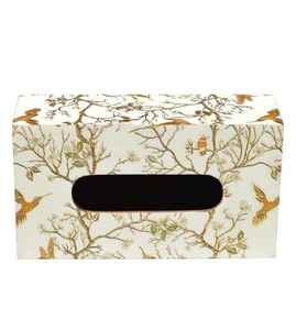 Caja de pañuelos de resina premium personalizable, elegante funda para pañuelos para uso en el hogar, la oficina o hoteles. - Product Image 5