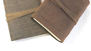 Antique Looking Handmade Recycled Cotton <b>Paper</b> Notebook With Gypsy Style Oil Pulp Buffalo Leather Journal Diary - Product Image 4