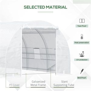 Serra da Giardino Bianca 20x10x7ft con Ingresso, Tipo Conservatory - Product Image 4