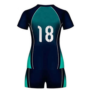 Uniforme de Voleibol Transpirable al por Mayor, Conjunto de Uniformes de Voleibol, Camiseta y Pantalones Cortos de Voleibol Transpirables de Secado Rápido - Product Image 2