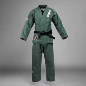Venume - Kimono de Jiu-Jitsu Brasileño (BJJ) Personalizado de Fábrica, Color Verde, Hecho a Medida, Profesional, Ligero, Transpirable, con Frente de Algodón - Product Image 1