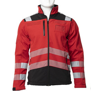 Mens Visibility Work Jacket Reflective Protective Outerwear Designed For Outdoor Operational And Labor Tasks - Product Image 1