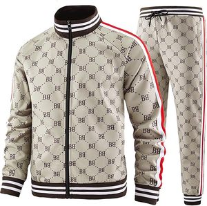 ชุดวอร์มแบบ unisex แขนยาว พิมพ์ลายตัวอักษร สไตล์สปอร์ต พร้อมซิปและกระเป๋าข้าง เหมาะสำหรับใส่ในฤดูใบไม้ร่วง - Product Image 4