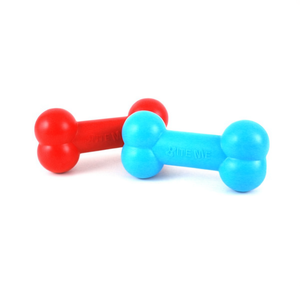 Giocattolo da Masticare per Cani Yommy a Forma di Osso 18cm Rosso Blu - Product Image 2