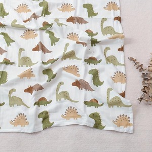 Couverture en coton biologique avec motif de baleine, rectangulaire, design simple et écologique, couvertures pour bébé - Product Image 4