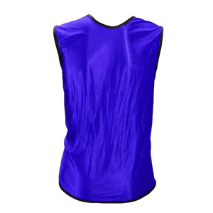 Best Selling Customized Soccer <b>Training</b> <b>Bibs</b> Open Sides Vest with Name Printing Cheap Polyester Soccer Wear for Adults - Product Image 4