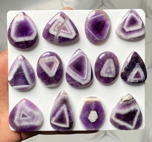 MAHNAJ GEMS Wholesale Bulk Natural Star Amethyst Cabochon Healing Crystal Quartz Star Amethyst Loose Chakra Spiritual Raw Stone - Product Image 2