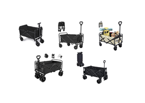 High-end OEM ODM OBM Folding Portable Waterproof Outdoor Picnic Camping Fishing Pets Kids Wagon Trolley <b>Cart</b> Four-Wheel - Product Image 4