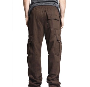 Pantalon de travail tactique, pantalon de randonnée, streetwear, design moderne, pantalon chaud à jambes larges, polaire d'hiver, vintage, respirant, pantalon cargo avec poches - Product Image 6