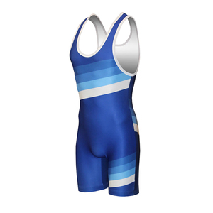 Maillot de lutte sublimé pour homme de bonne qualité, léger, à séchage rapide, pour la maison, le yoga, l'entraînement, la musculation, service OEM - Product Image 3
