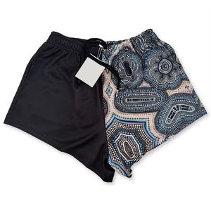 High Quality Customizable Logo Polyester Rugby Footy Shorts with Zipper Pocket Sublimation <b>Football</b> Wear - Product Image 1