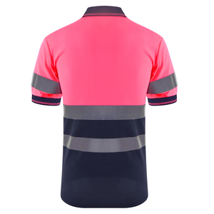 New Two Color Breathable Polyester/Cotton Construction Work Wear Hi <b>Vis</b> Security Reflective <b>T</b> <b>Shirt</b> Safety for Unisex - Product Image 3