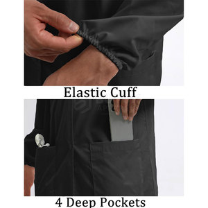 Offre Spéciale – Blouse de Laboratoire Homme au Design Unique, Grande Taille, Faible MOQ, Nouvelle Arrivée 2026, 100% Coton, Personnalisable, Détection des Aiguilles - Product Image 3