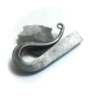 Allume-feu industriel en acier à haute teneur en carbone forgé à la main, non réglable, type queue de singe, personnalisable OEM, 8 cm X