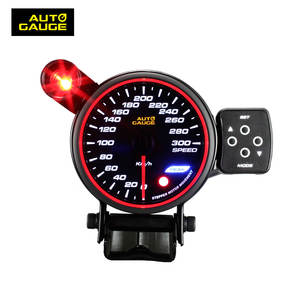 80mm White Amber Blue 3 Color WARNING PEAK Function <b>Car</b> <b>Speedometer</b> - Product Image 2