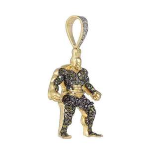 Fine Jewelry <b>Charm</b> Pendant Custom Iced Out Cartoon Pattern Hip Hop VVS Moissanite <b>Silver</b> for Men - Product Image 1