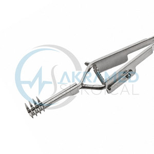 Retractor de Piel Heiss de Alta Calidad, 10 cm, Acción Cruzada, 4x4 Puntas, Acero Inoxidable, Instrumento Quirúrgico, Certificado CE - Product Image 5