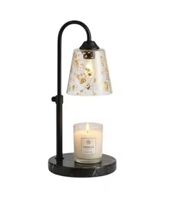 Lampe d'aromathérapie pour la fonte de cire et l'huile essentielle, lampe de table créative et simple pour chambre à coucher, lumière d'ambiance avec contrôle de la minuterie et variateur d'intensité - Product Image 1