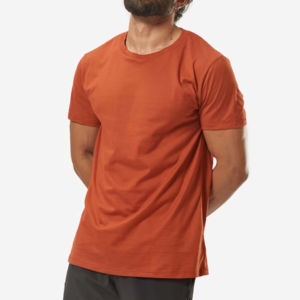 T-shirt ample et court pour homme en coton 100% respirant et à séchage rapide, écologique, avec tissu en toile, idéal pour l'été, avec options OEM/ODM - Product Image 2