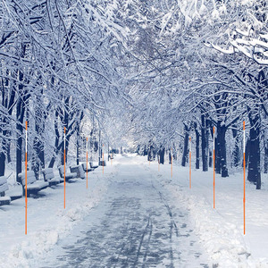 เสาสะท้อนแสง TOPFRP สำหรับทางรถวิ่งและทางเดินหิมะ พร้อมบริการตัดตามความยาวที่กำหนดเอง - Product Image 4