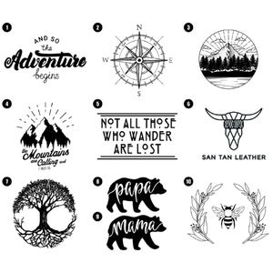 Carnet de voyage miniature personnalisé en cuir pleine fleur gaufré fait main, format poche rechargeable 7x5 pouces, mignon, cadeau pour homme - Product Image 6