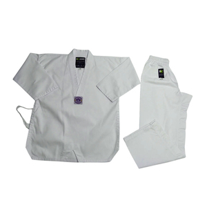 Uniforme de Taekwondo sur mesure de haute qualité, respirant et léger, avec un tissu en polyester/coton pour adultes, dernier design - Product Image 2