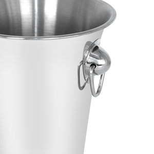 Seau à glace professionnel en acier inoxydable, seau à champagne argenté pour le bar, la piscine, la plage, les voyages en camping - Product Image 3