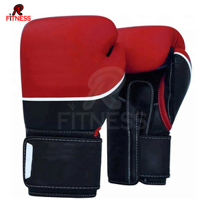 Durable Gym Boxing Gloves with Thick Foam Padding Leather Construction and Secure Adjustable Hook Loop Wrist <b>Strap</b> - Product Image 3